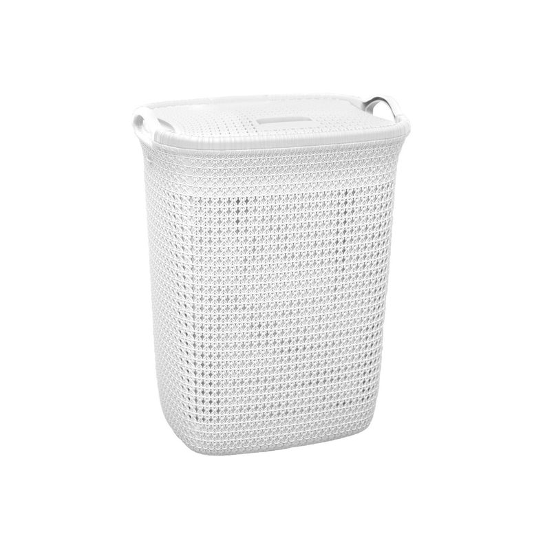 Cesto de Ropa Trentina 10kg Blanco-1