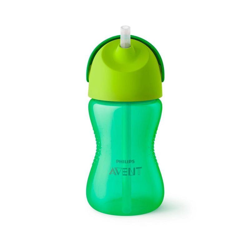 Vaso Con Bombilla Avent SCF798/01 300ml Verde-1