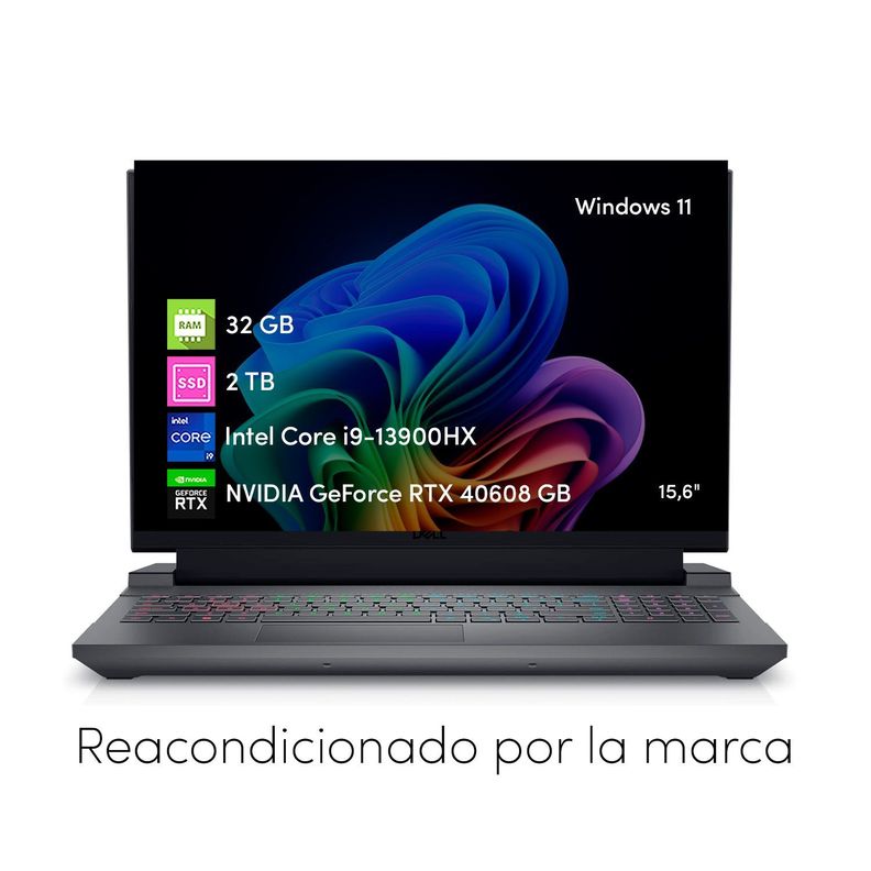 Notebook Gamer Dell G15 Intel i7 32GB 2TB SSD RTX4060 15.6 FHD