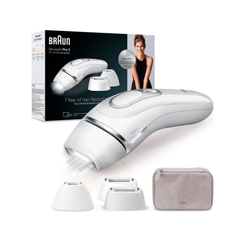 Depiladora IPL Braun PL3230 WHT/SILV Silk-Expert Pro 3-0