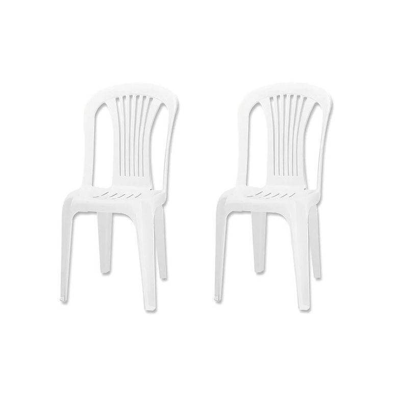 Pack 2 Sillas Terraza Comedor Perugia Blanca-0