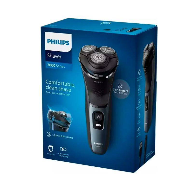 Afeitadora Eléctrica Philips Series 3000 S3144 Wet & Dry-2