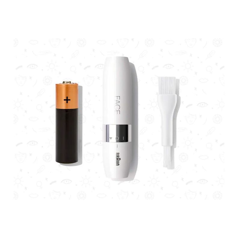 Mini Depiladora Facial Eléctrica Braun Fs1000 Blanca-1