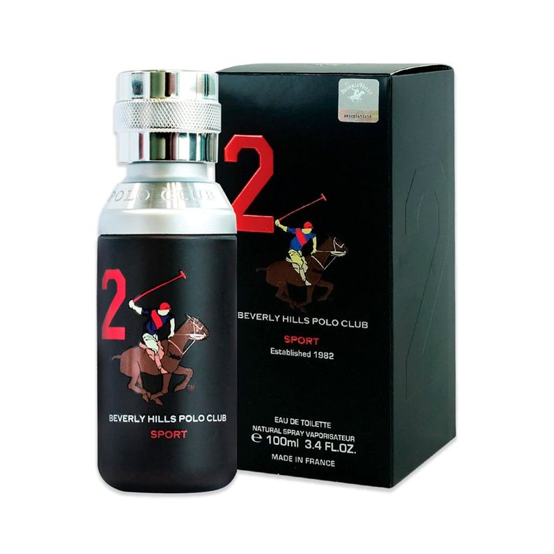Perfume Beverly Hills Polo Club Sport Men 2 EDT 100ml Hombre-0