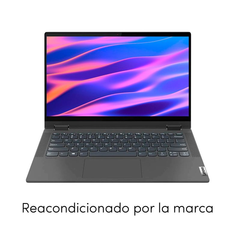 Notebook Lenovo Flex 5 AMD Ryzen 3 4GB RAM 128GB SSD W10S 14" FHD Táctil-1