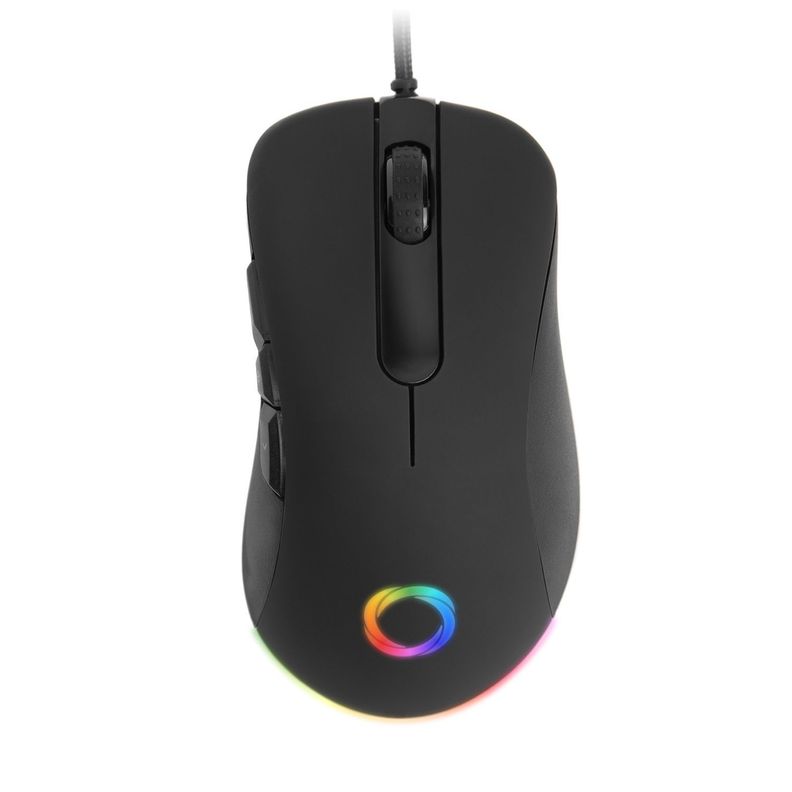 Mouse Gaming Nibio Rule MG1000 16000 Dpi Rgb Negro