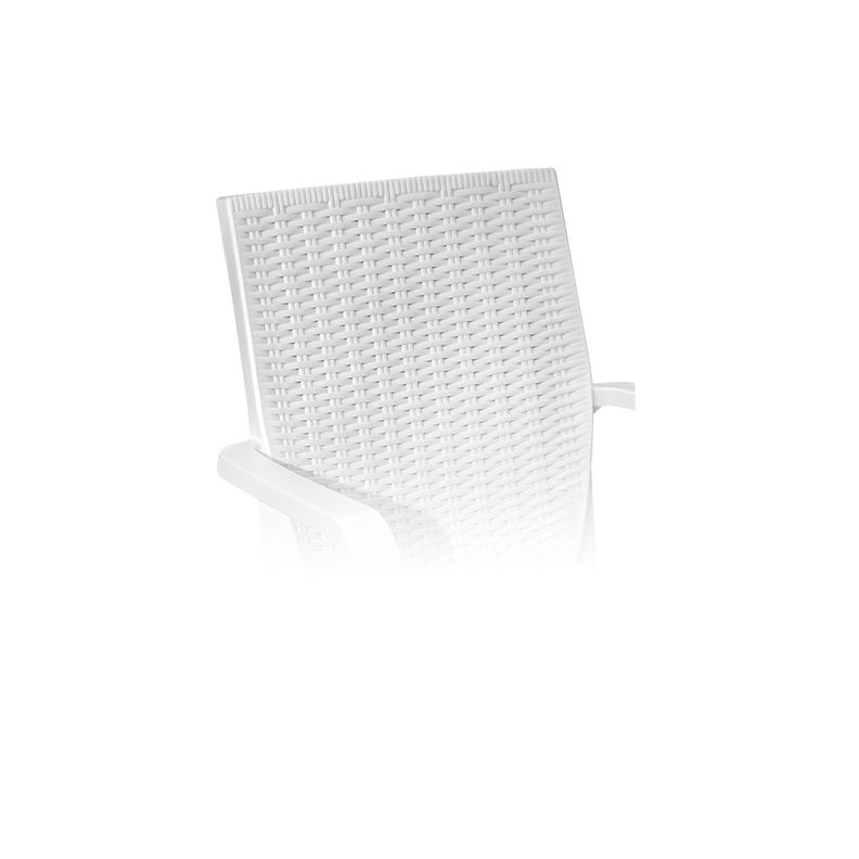 Silla Ratan Corsa Con Brazos Blanco-2