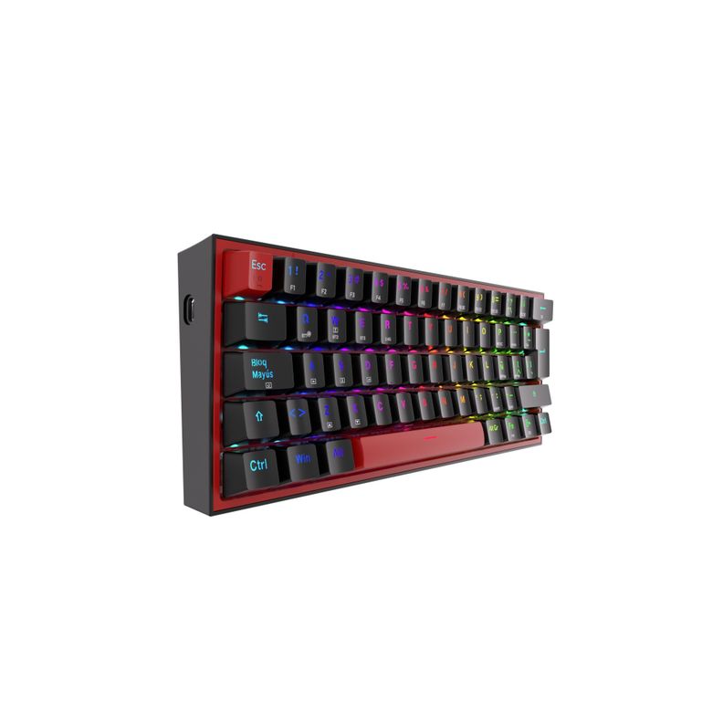 Teclado Gamer Inalámbrico Redragon Fizz Pro Black K616 Mecanico RGB-2