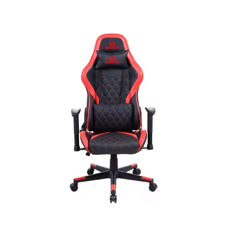 Silla Gamer Redragon Gaia Black Red Reclinable Ergonomica-0