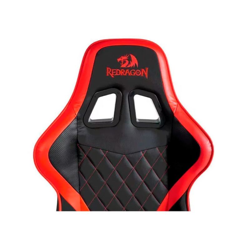 Silla Gamer Redragon Gaia Black Red Reclinable Ergonomica-3