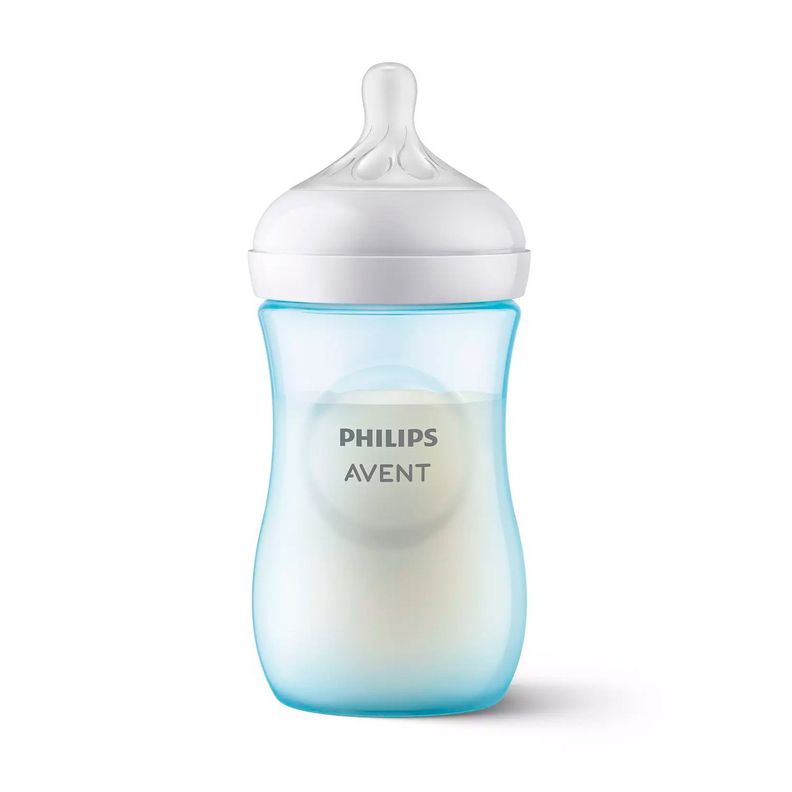 Mamadera Avent SCY903/21 Natural Response 260ml Azul 1m+-0