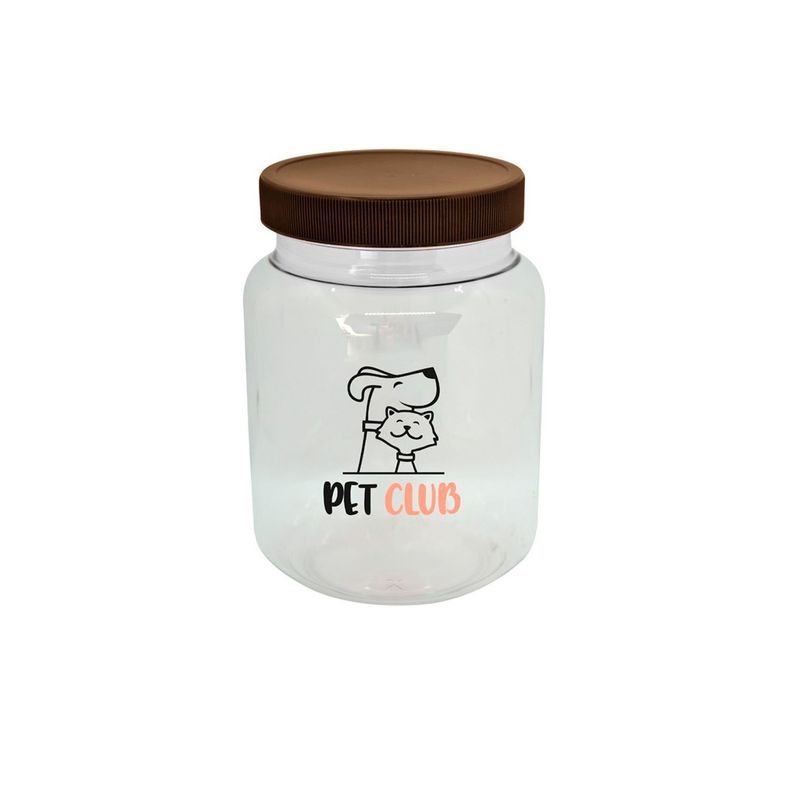 Contenedor Alimento Pet Club 1LT Café-0