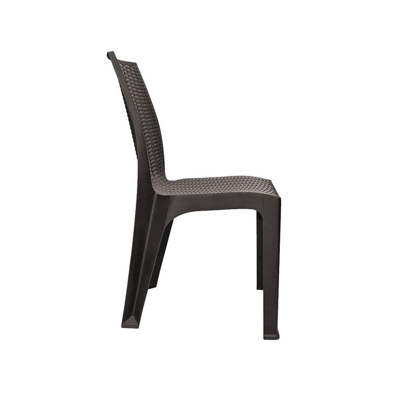 Silla Ratan Corsa Con Brazos Café-1