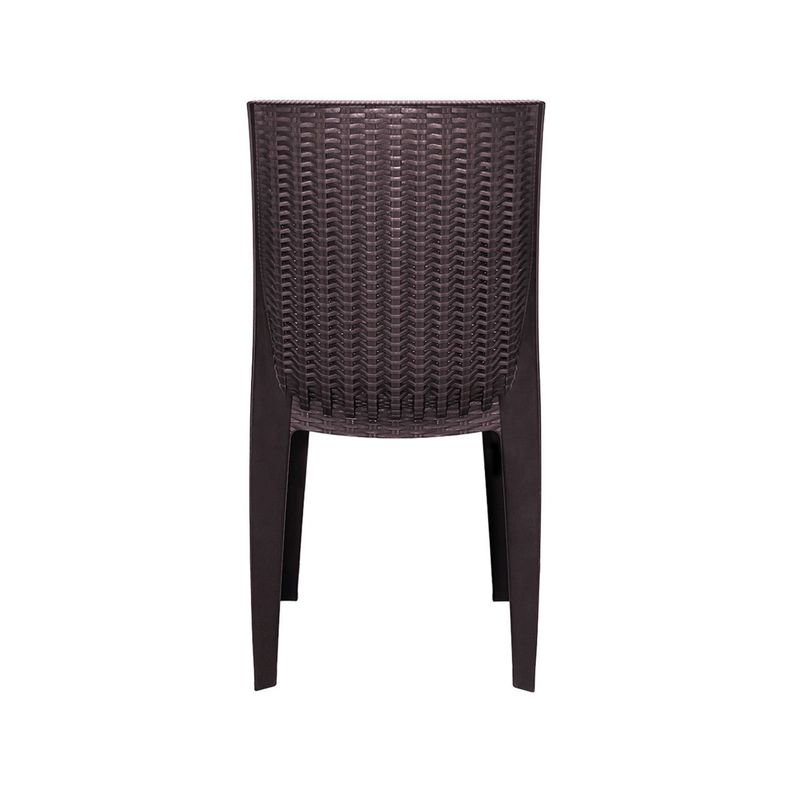 Silla Ratan Corsa Con Brazos Café-2