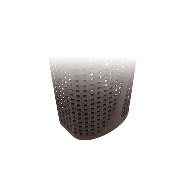 Cesto de Ropa Ratan Oval 10kg Café-3