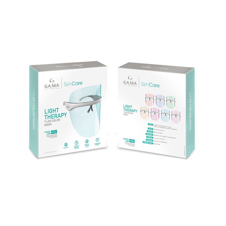 Mascara Facial Led Gama Face 7 Led Mask USB-2