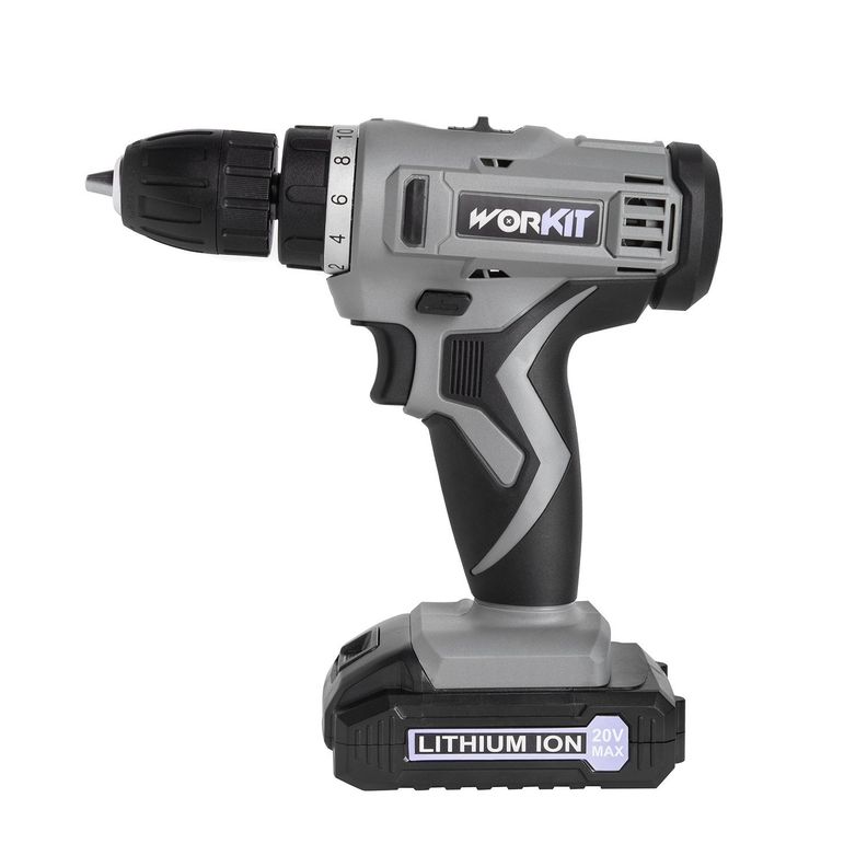 Taladro Inalambrico Workit T250 20v + Accesorios Mrclick-0