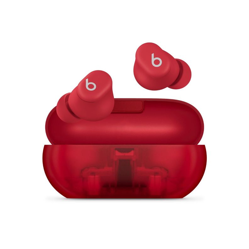 Audífonos Inalámbricos Beats Solo Buds Rojo Transparente-0