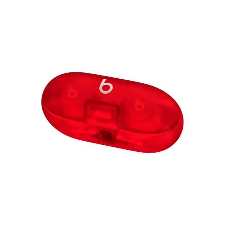 Audífonos Inalámbricos Beats Solo Buds Rojo Transparente-2