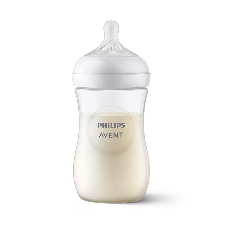 Mamadera Avent Natural Response 0m+ 260ml Traslúcido Libre BPA-0