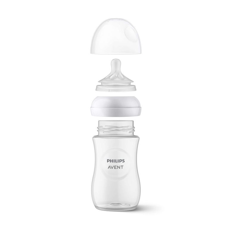 Mamadera Avent Natural Response 0m+ 260ml Traslúcido Libre BPA-1