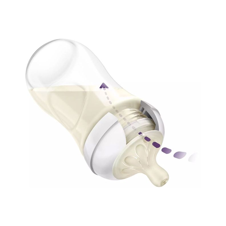 Mamadera Avent Natural Response 0m+ 260ml Traslúcido Libre BPA-3