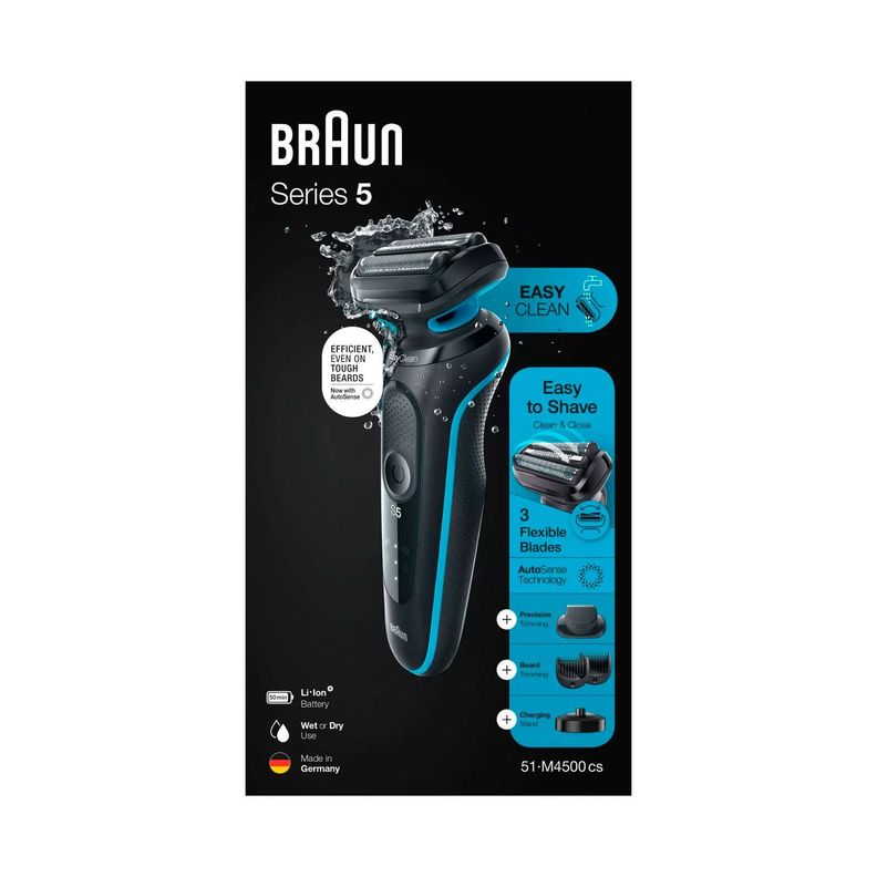 Maquina de Afeitar Braun Shaver 51-M4500cs-2