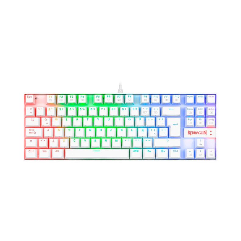 Teclado Mecánico Redragon Kumara K552W Red Switch Esp-0