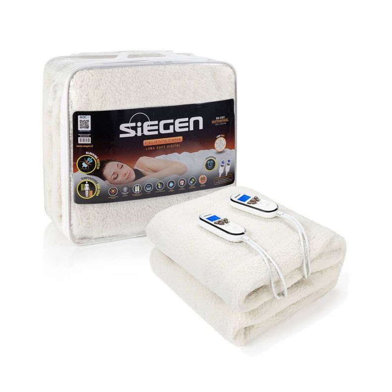 Calientacama Siegen SG-5351 2 Plazas Chiporro 150x140-0