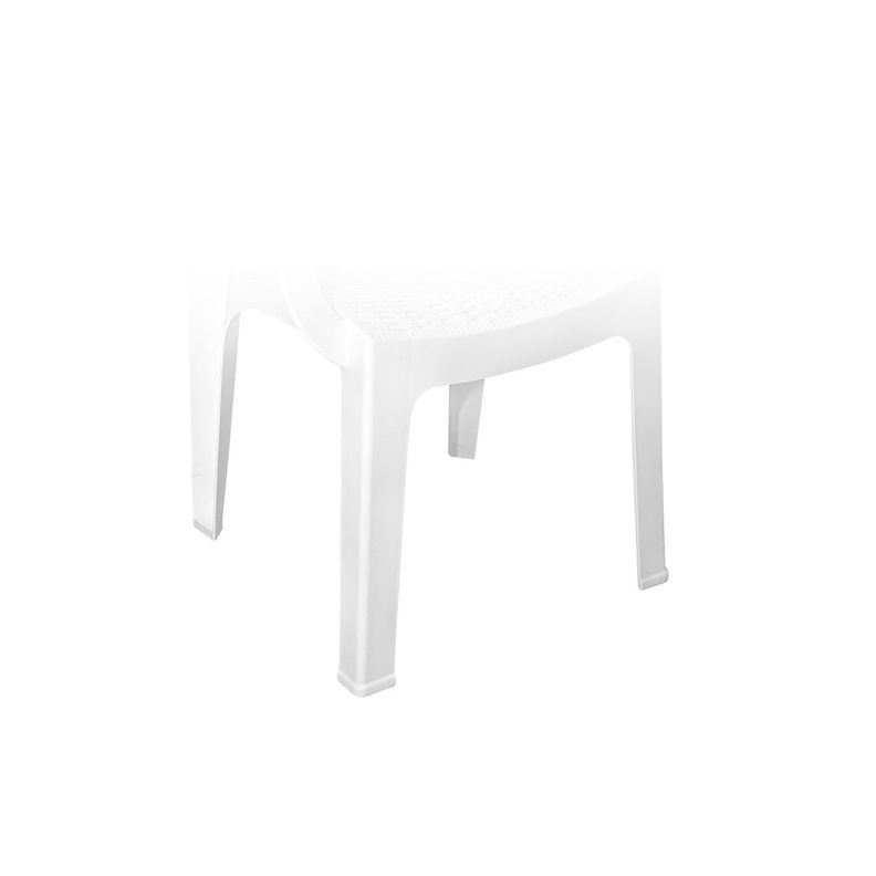 Pack 2 Sillas Terraza Ratan Corsa Con Brazos Blanca-2