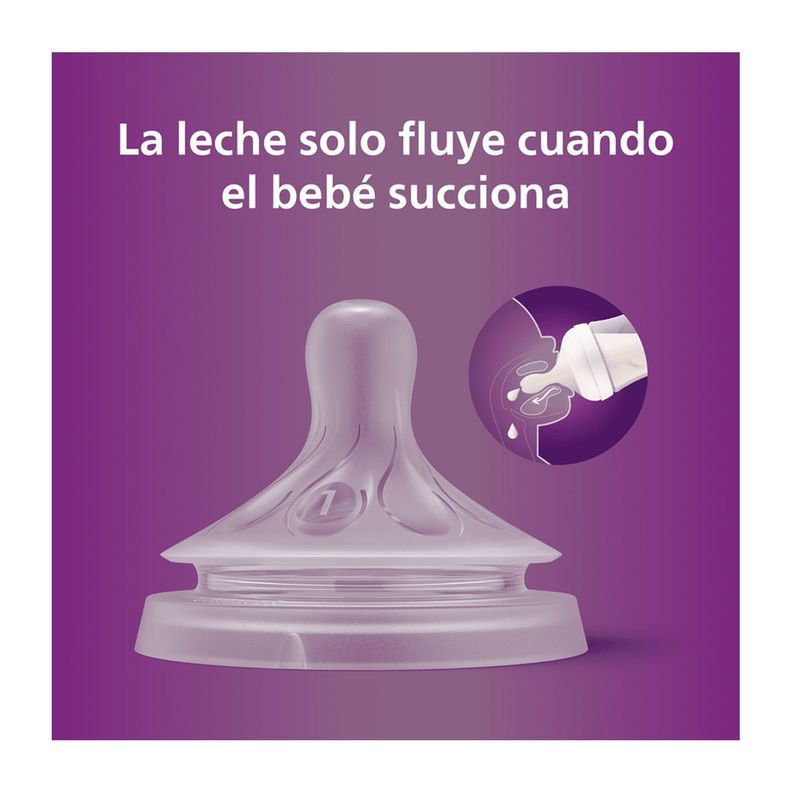 Tetina Natural Avent SCY961/02 flujo recién nacidos 0m+-1