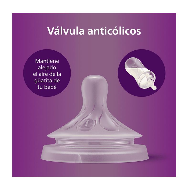 Tetina Natural Avent SCY961/02 flujo recién nacidos 0m+-2
