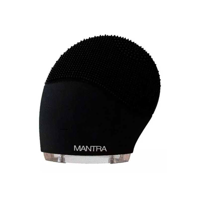 Limpiador Facial y Masajeador Mantra Silicone Brush Negro-0