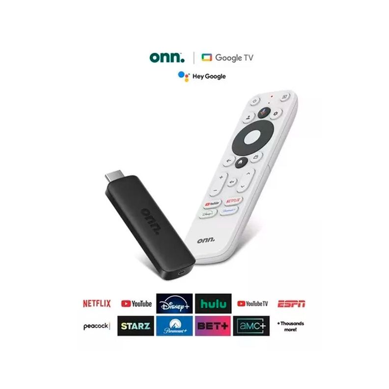 Dispositivo de Streaming Onn Google TV Full HD 2023 Negro-1