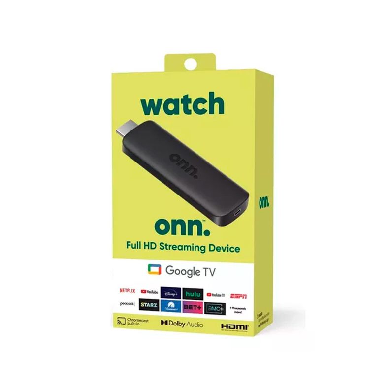Dispositivo de Streaming Onn Google TV Full HD 2023 Negro-2