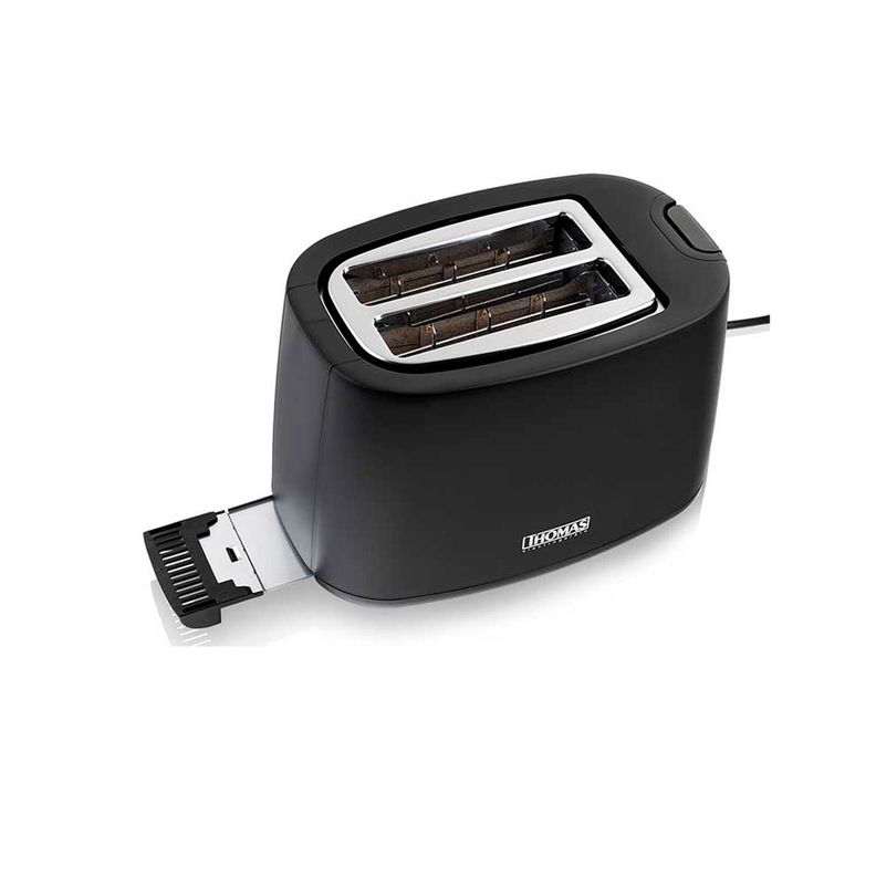 Tostador Thomas TH-117 2 Rebanadas 7 Niveles 750W Negro-3