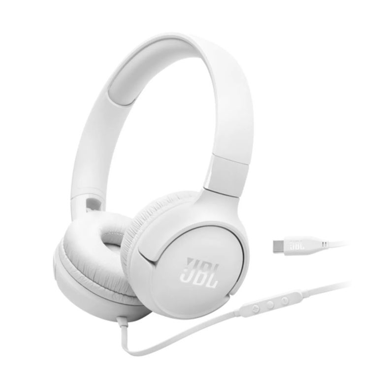 Audifonos JBL Tune 520C USB-C Blanco