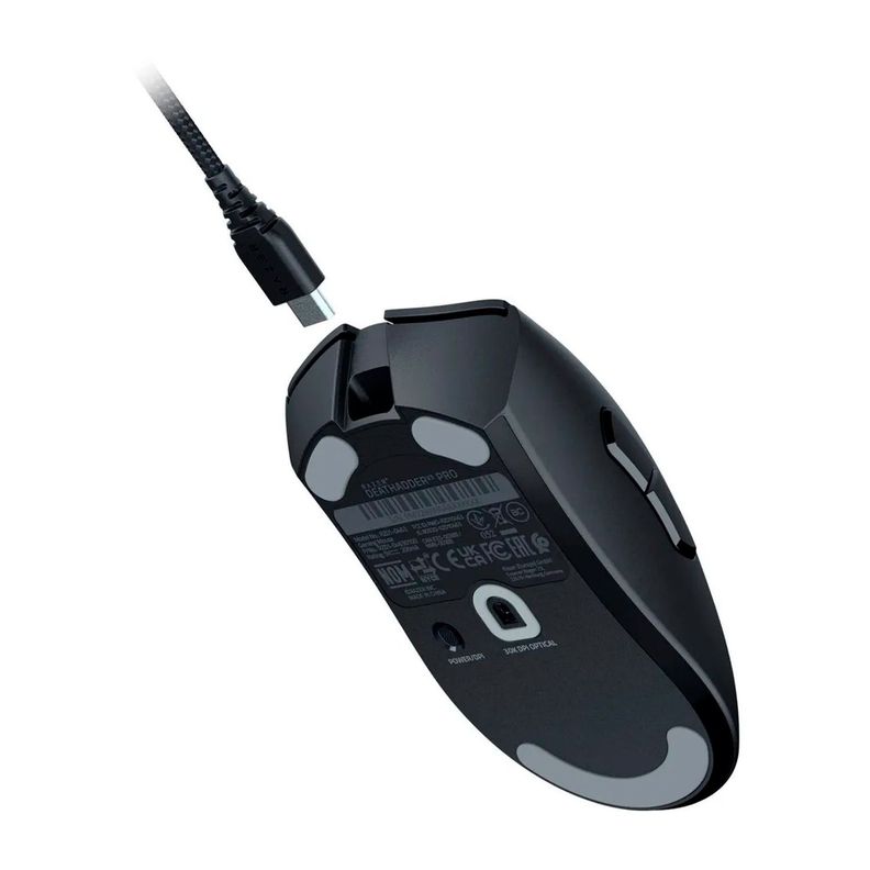 【美品】Razer DeathAdder v3 pro Mouse Gamer Razer Deathadder V3 Pro Negro 30K Dpi 5 Botones Razer