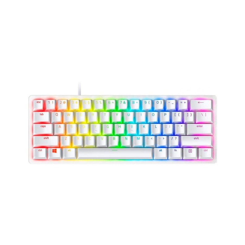 Teclado Gamer Razer Huntsman Mini Mercury Rgb Switch Ingles-0