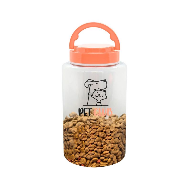 Contenedor Alimento Pet Club 4LT Rosado-0