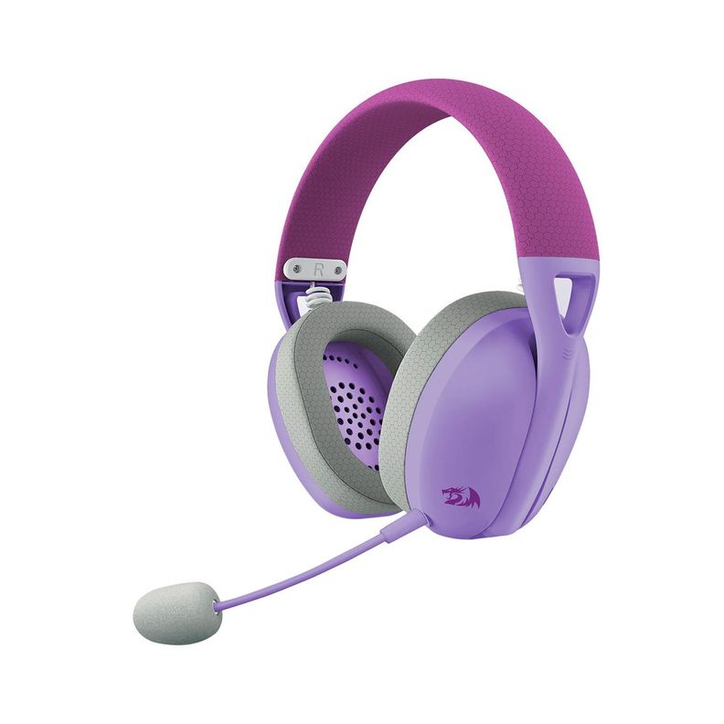 Audífonos Gamer Inalámbrico Redragon Ire H848PL Morado-0