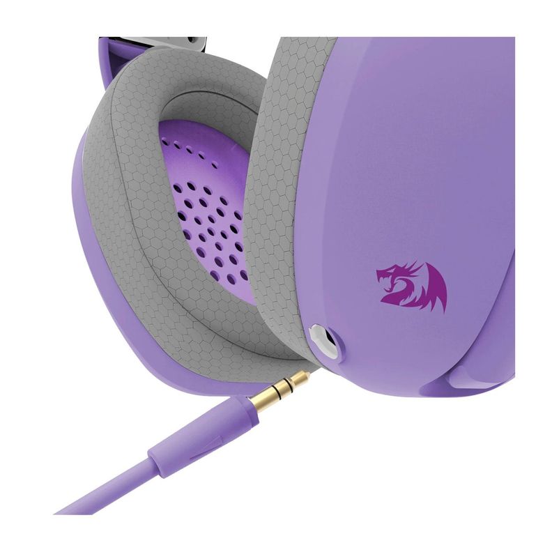 Audífonos Gamer Inalámbrico Redragon Ire H848PL Morado-2