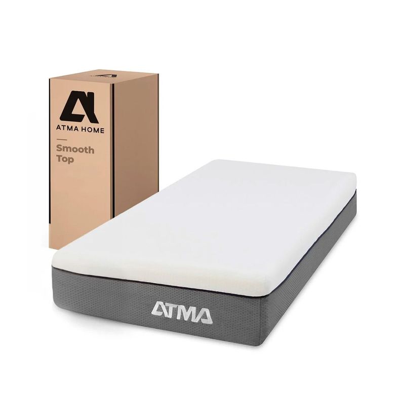 Colchon de Espuma Atma Smooth Top Individual 1 Plaza 90x190-0