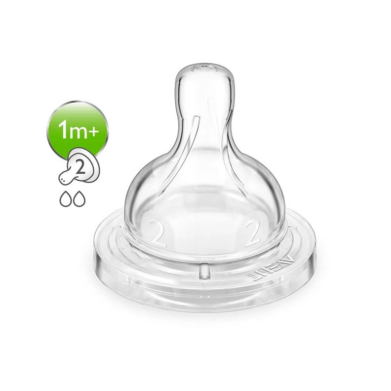 Tetina Anticólicos Avent 1m+ Flujo lento 1UN-0