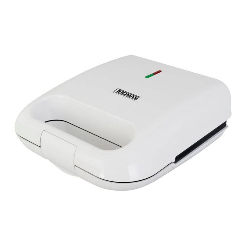 Sandwichera Thomas TH-952 Anti-adherente 750W Blanca-0