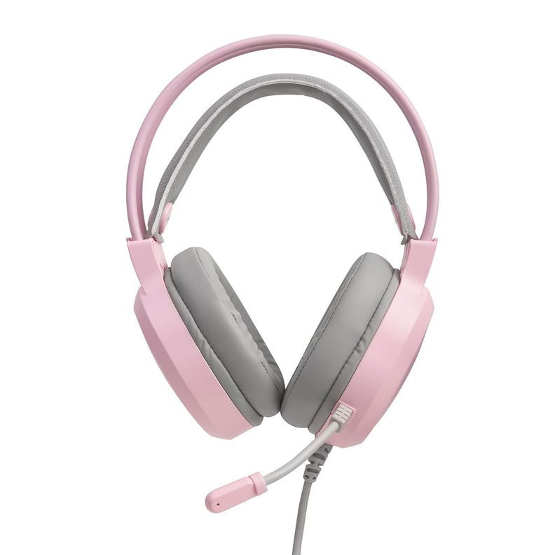 Audífono Gamer Nibio Zigma PC PS XBOX Rosado RGB-1