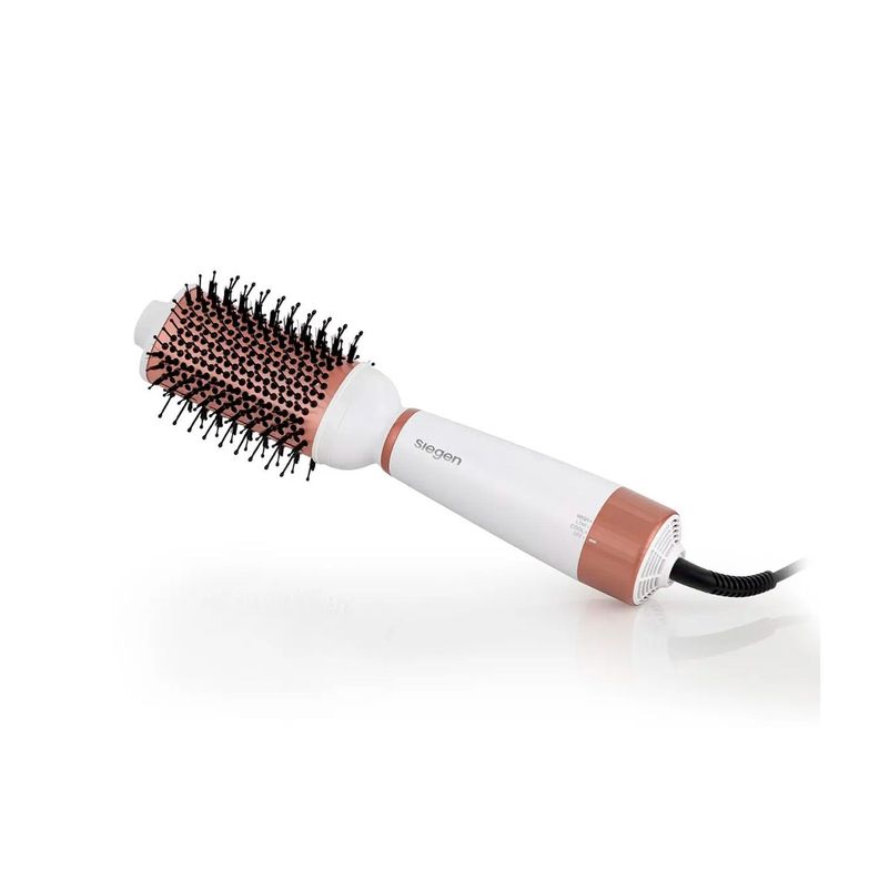 Cepillo Secador Ondulador Siegen SG-2803C03 Air Brush Blanco-0
