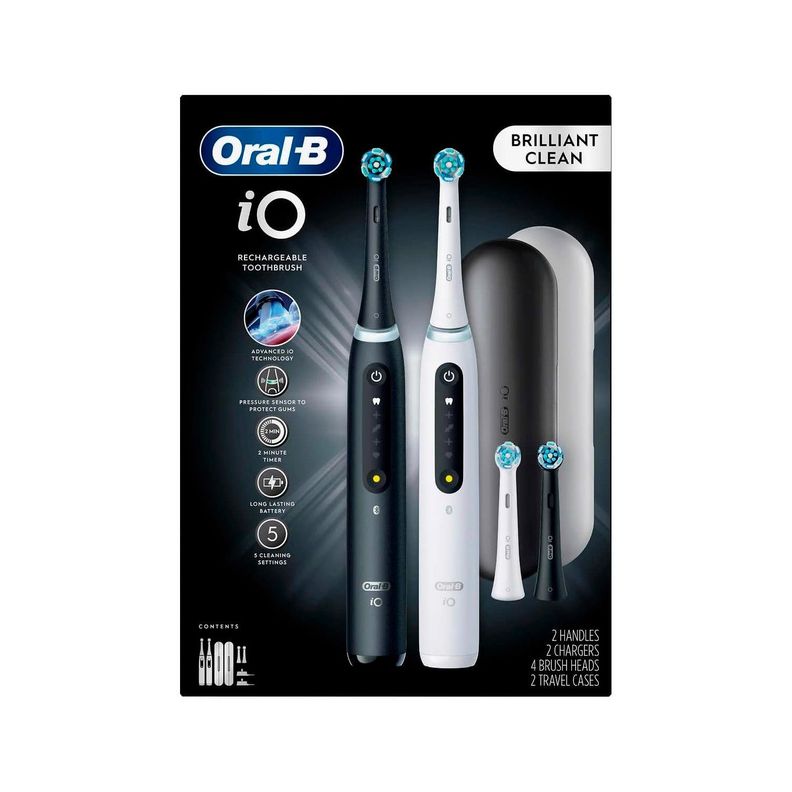 Cepillo de Dientes Eléctrico Oral-B iO 5 Brilliant Clean Pack-3