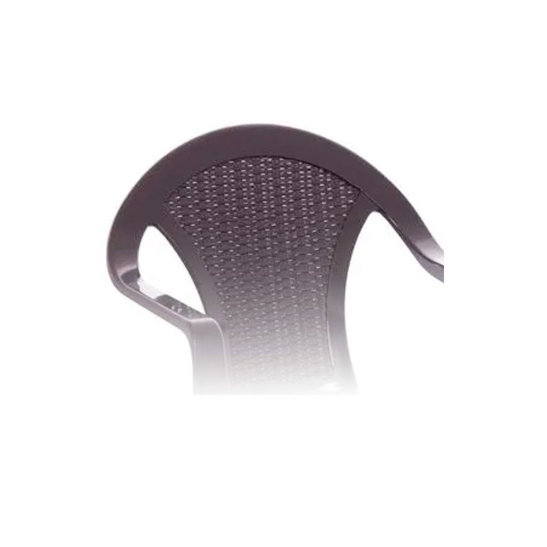 Pack 2 Sillas Terraza Ratan Glamour Con Brazos Cafe-2