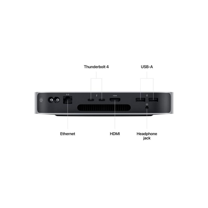 Apple Mac Mini M2 8GB 512GB SSD Mac OS Gris Apple | Paris.cl